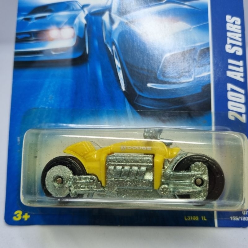 Diecast Hotwheels Motor 1:64 DODGE TOMAHAWK