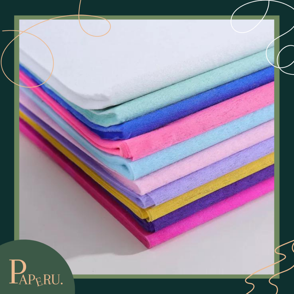 

[Paperu] Cloud Cotton Tissue Paper | Kertas Tisu Carang Bunga Bahan Kain | Kertas Buket Bunga | Wrapping Paper