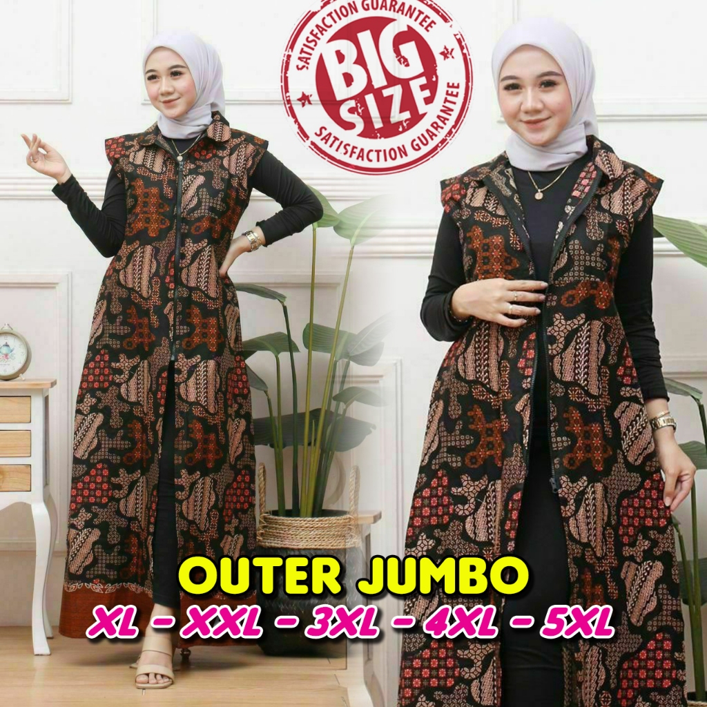 OUTER BATIK / COUPLE BATIK / OUTER JUMBO / COUPLE OUTER JUMBO / OUTER BATIK / OUTER BATIK WANITA / O