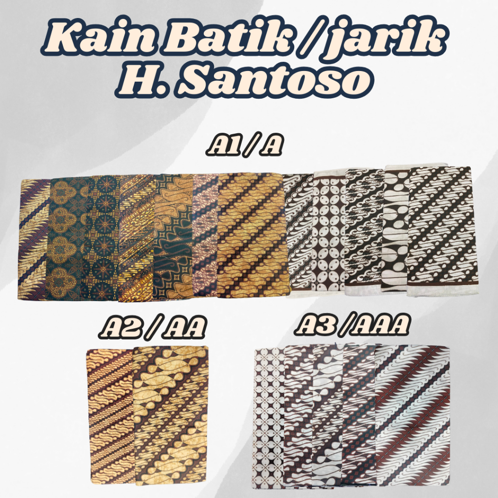KAIN PANJANG / KAIN JARIK / KAIN BATIK H SANTOSO