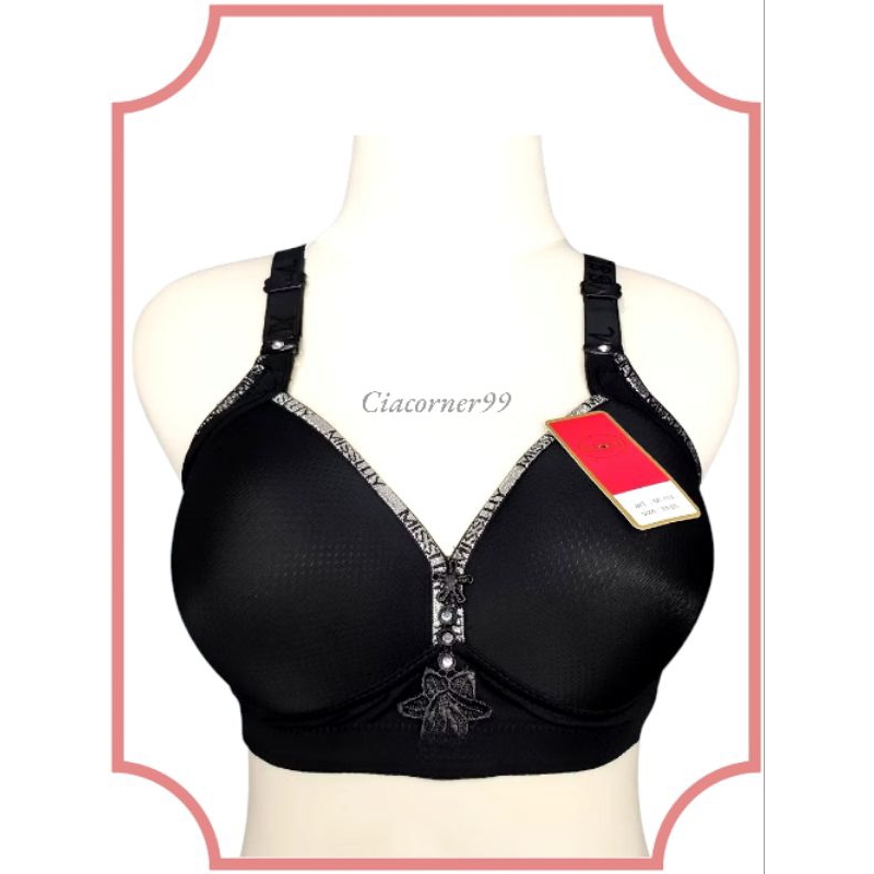 Bra Bh Cup D Jumbo MSSLLY ML114 Full Coverage Kait 3 Size 38 40 42 44 46 48 | PUSH UP BRA JUMBO