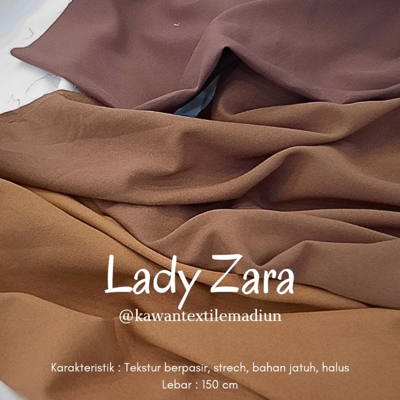 kain zara crepe / lady zara / crepe premium/ Queen Zara ORIGINAL