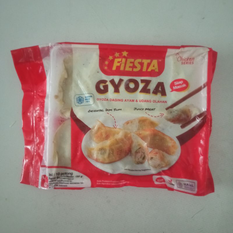 

FIESTA Gyoza Ayam dan Udang 180 gram