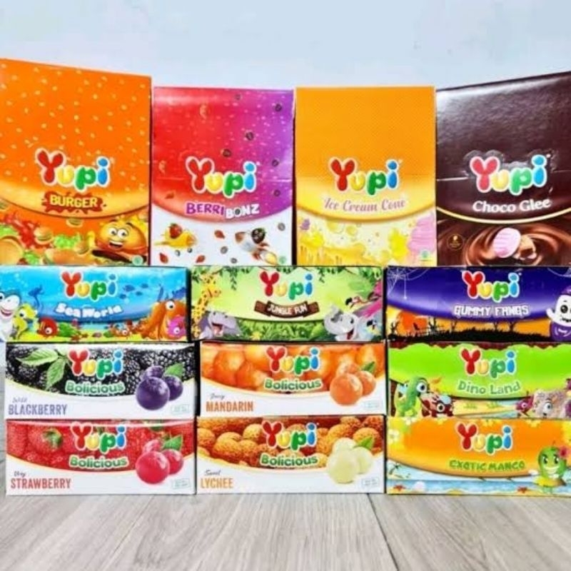

SNACK YUPI BOX SATU BOX ISI 20 BIJI MURAH
