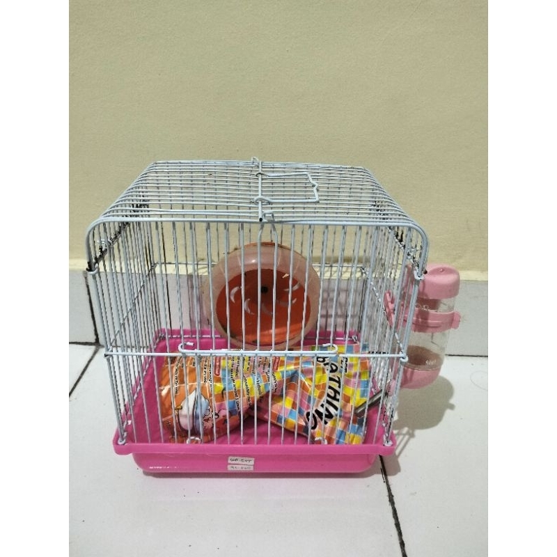 Kandang Hamster Set Preloved