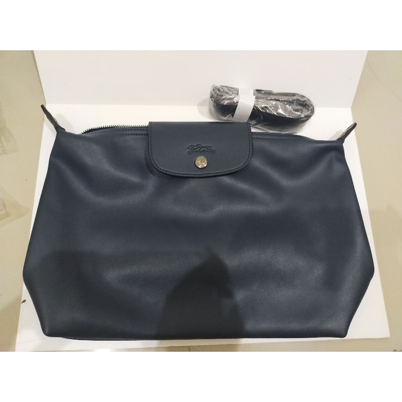 TAS WANITA LC L*NGCH*MP HOBO CUIR MIRROR QUALITY 1:1 TALPAN BISA DI ADJUST