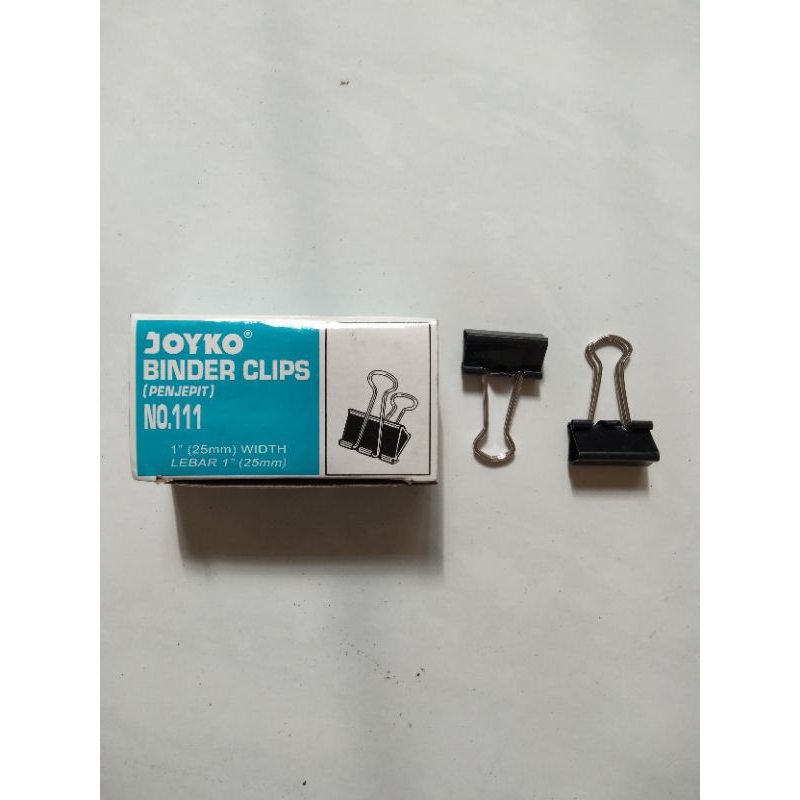 

(1 Pak) Binder Clip Joyko No. 111