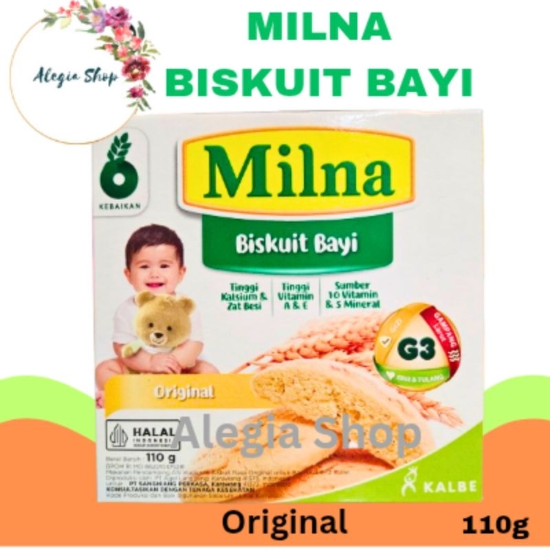 Milna Biskuit Bayi Rasa Varian Original 110 g Murah