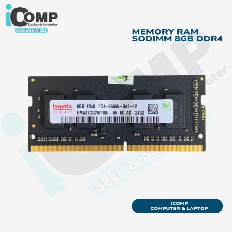 Memory RAM 8GB DDR4 Laptop Sodimm ddr4 2666mhz