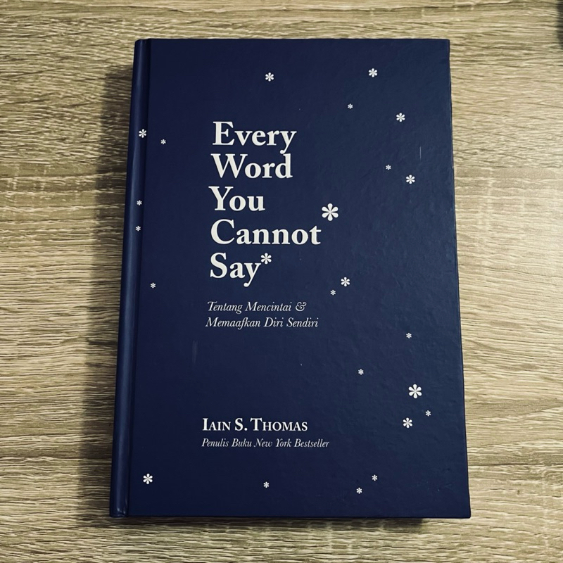 (preloved) every word you cannot say - iain s. thomas