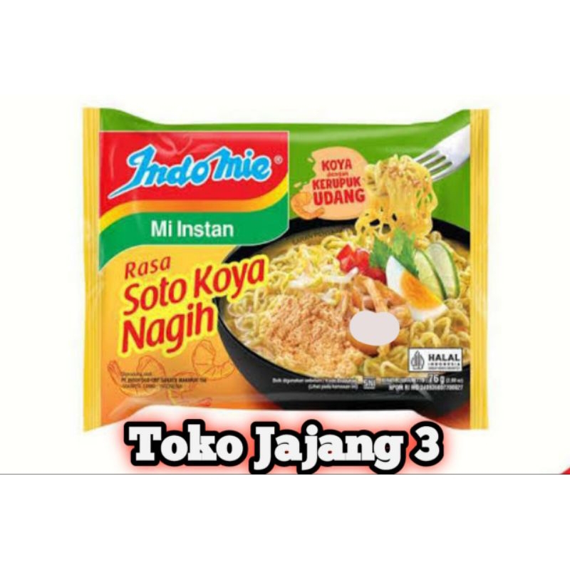

MIE INDOMIE - Mie Indomie Soto Koya Nagih @76gr - Mie Instan