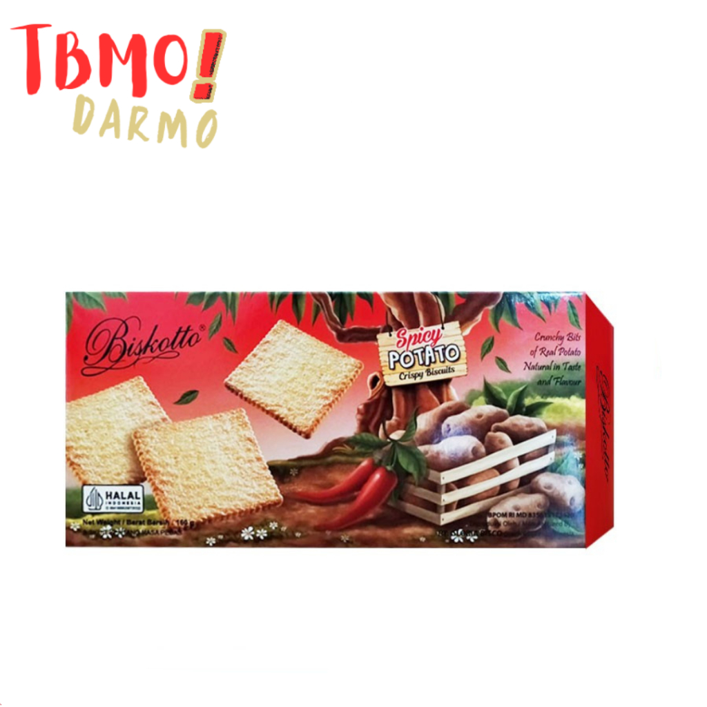 

TBMODARMO BISKOTTO SPICY POTATO CRISPY BISCUIT 160GR