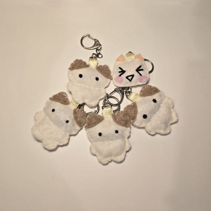 [READY] cat felt keychain / felt keychain toro inoue / toro inoue keychain / keychain kawaii / japan