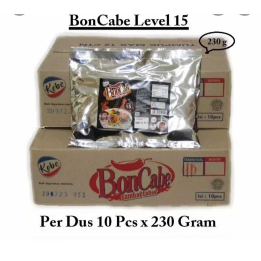 

(PAKET 1 DUS ) KOBE Boncabe Refil Level 15 isi 10 Pcs