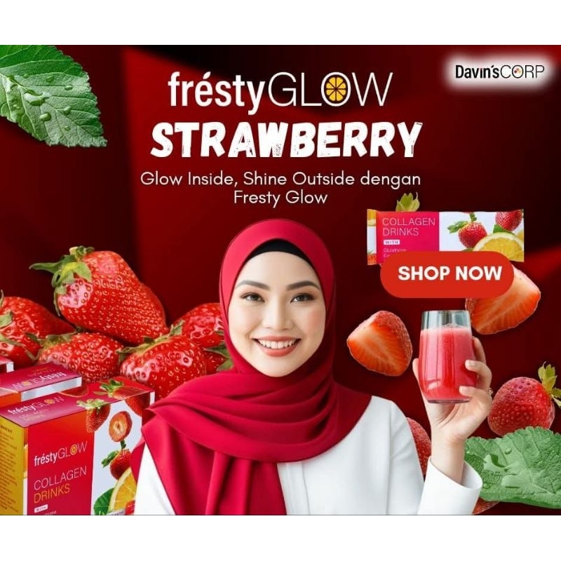 

Fresty Glow 1set// minuman Collagen//halal BPOM