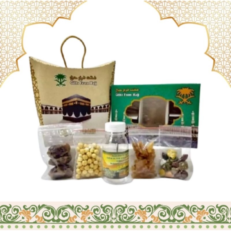 

Paket Hemat Lengkap Coklat Kerikil Oleh oleh Haji dan Umroh Tanpa Air zamzam / Botol kosong