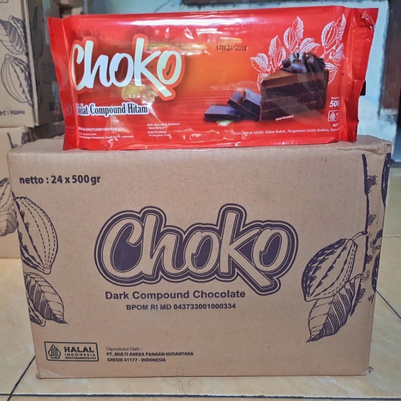

COKELAT BATANG CHOKO DARK COMPOUND 500G×24(KARTON)