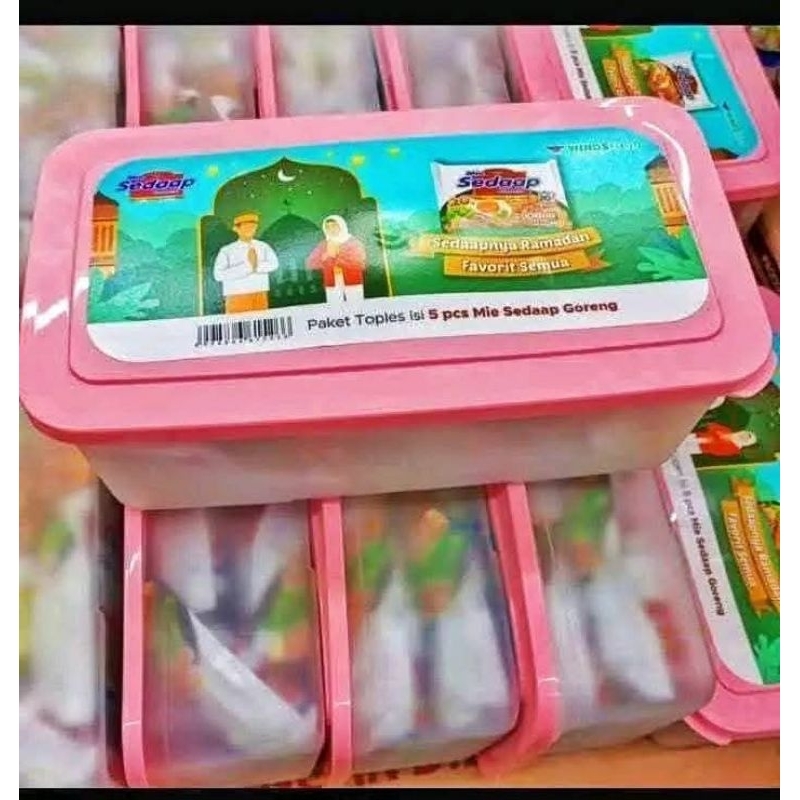 

Sedaap Box Paket Mie Instan Goreng 5pcs Plus Box Container