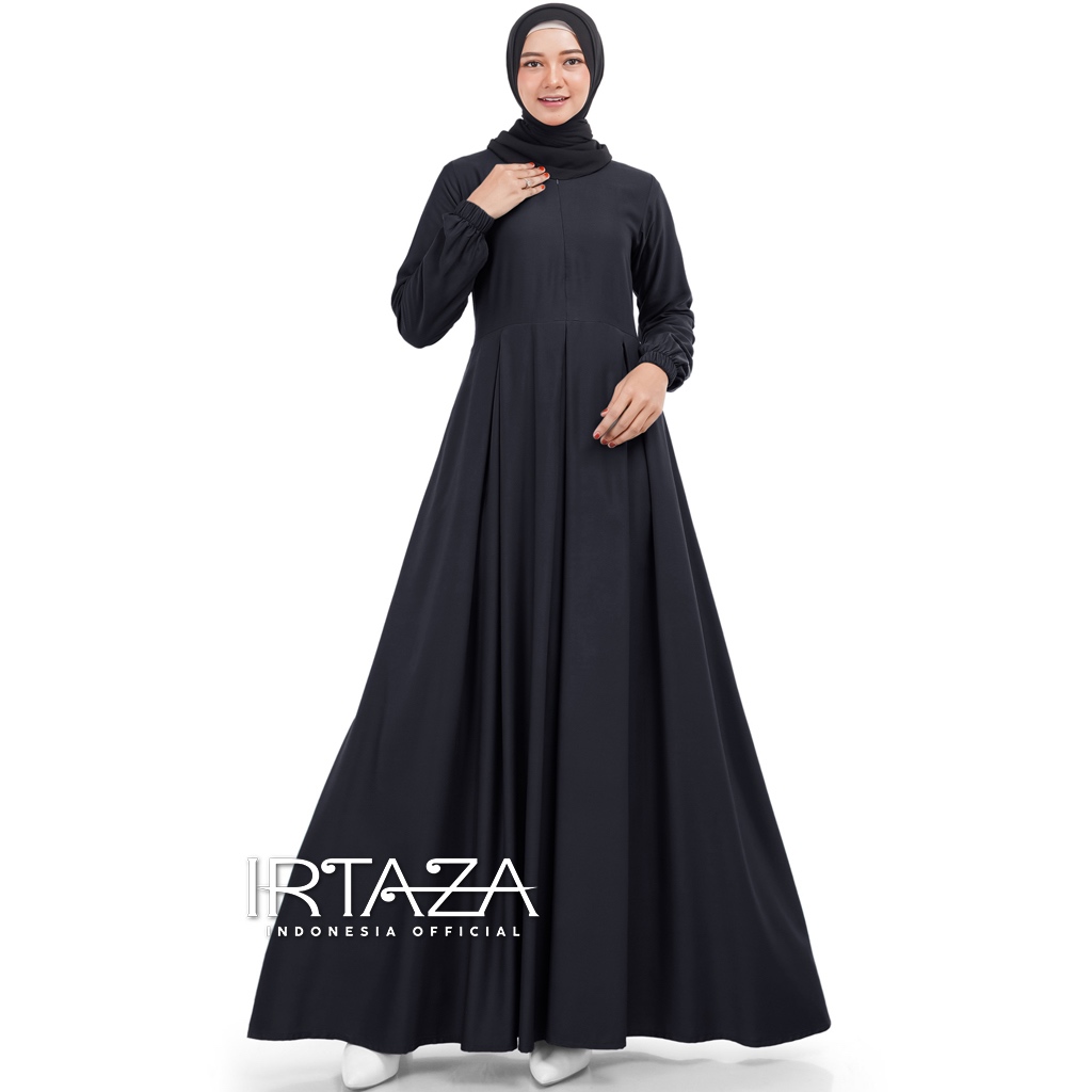 Tanisha Dress Gamis Polos Original Rayon Twill Premium