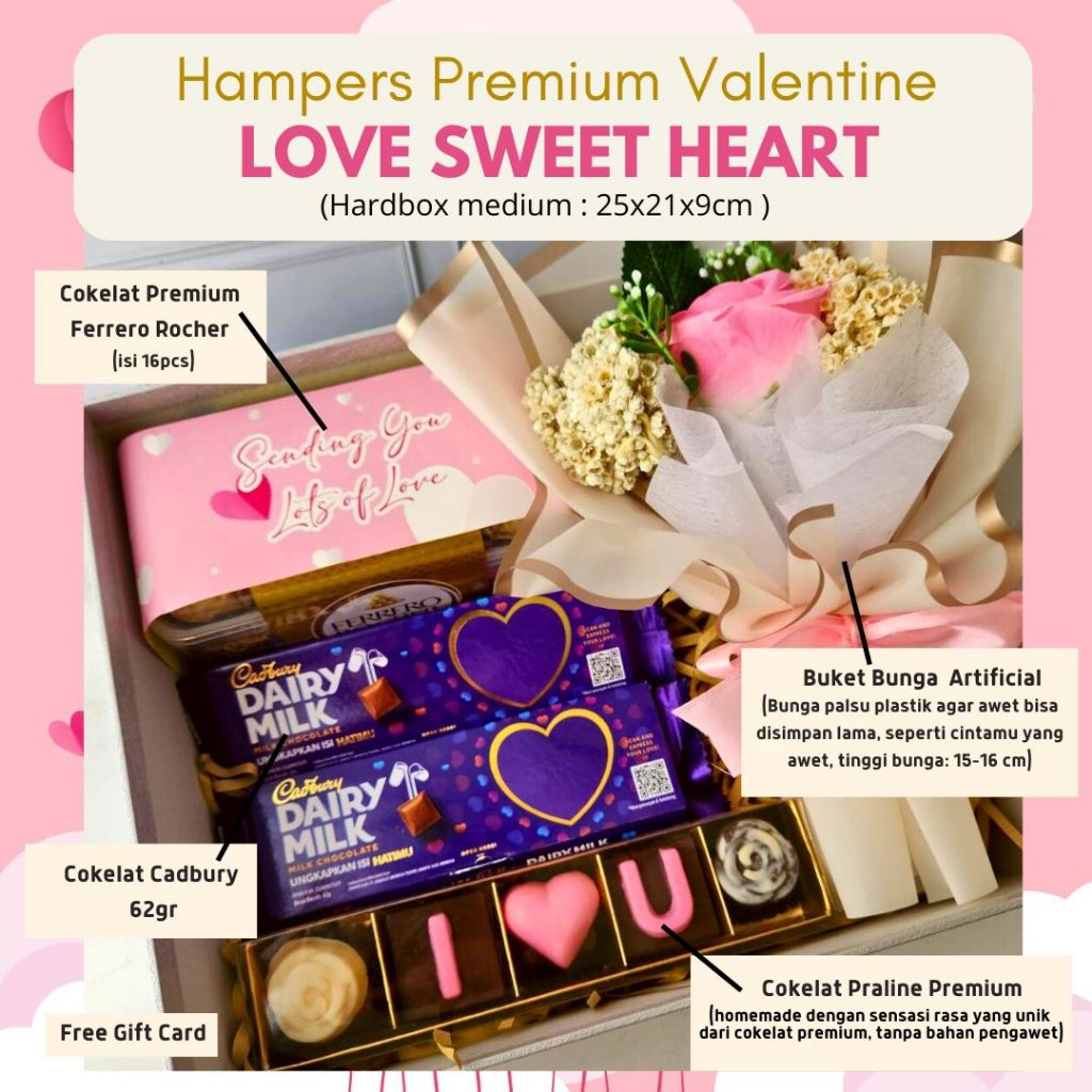 

kADO VALENTINE UNTUK CEWEK Hampers Valentine Kado Cewek Coklat Valentine Hadiah Pacar Sweet Hapunni