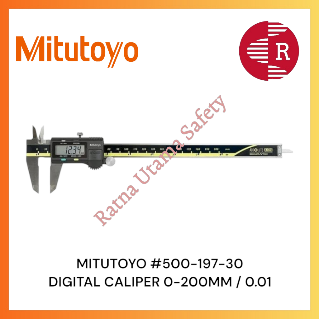 Sketmat Digital Caliper 200 MM Mitutoyo 500-197-30