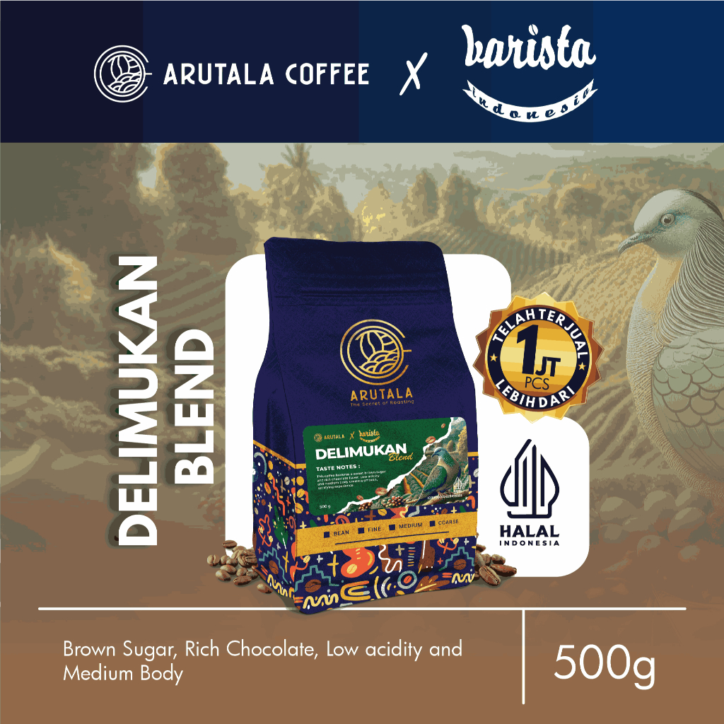 

ARUTALA x Barista Indonesia Delimukan Blend 500 gram