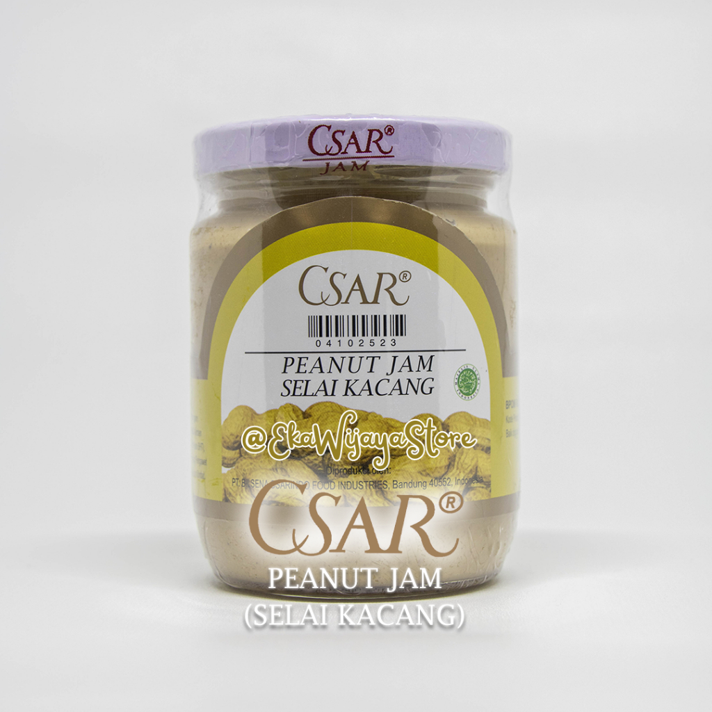 

Selai CSAR Kemasan Jar 275 Gram Varian Rasa Strawberry/Nanas/Rasberry/Blueberry/Kacang/Coklat