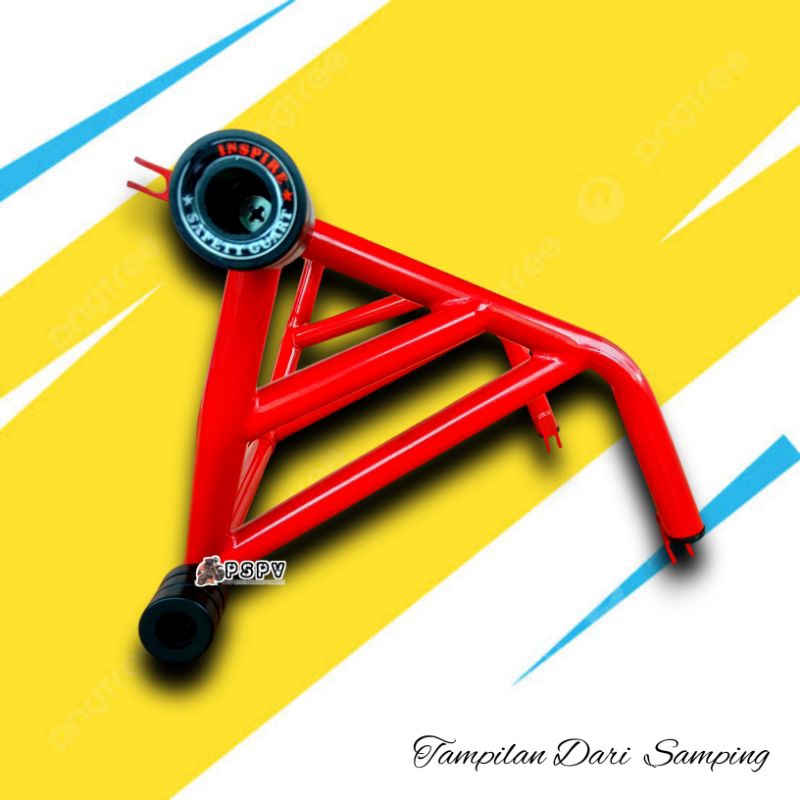 Tubular Crashbar VIXION R  Plus Jalu PRO AGNA Variasi Pelindung Bodi Motor