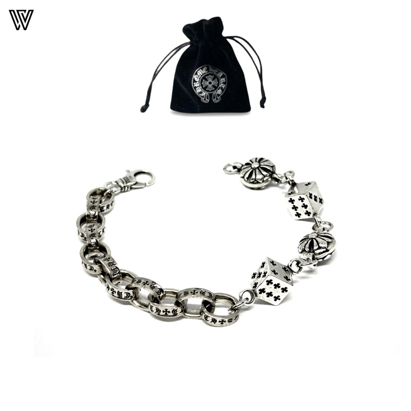 Chrome Hearts Chain & Dice Bracelet