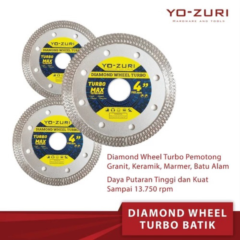 

YO-ZURI Pemotong Turbo Diamond