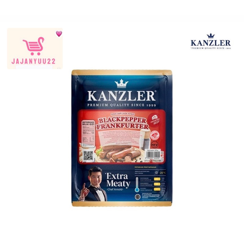

KANZLER SOSIS BLACKPAPER FRANK 300GRAM