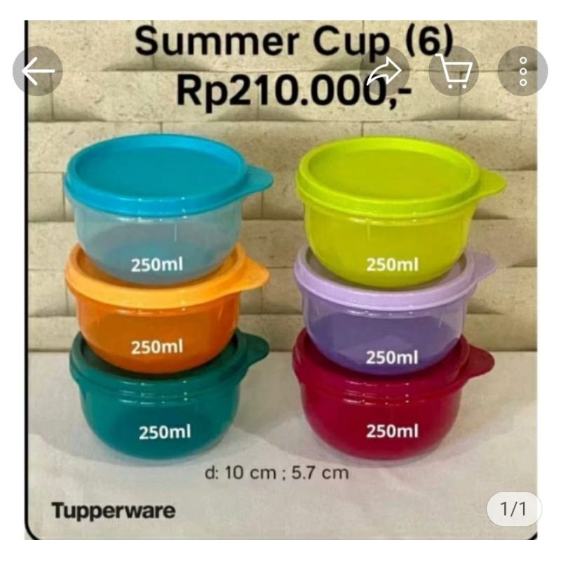 tutup /seal summer cupl tutup kiddy bowll tupperware