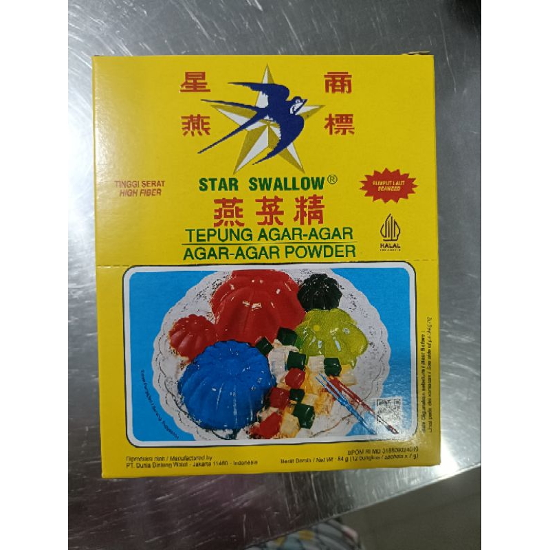 

MURAH agar agar star swallow Plain