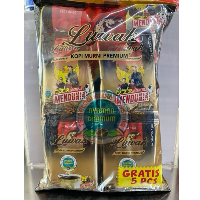 

Luwak kopi murni (10+5)x6.5gram
