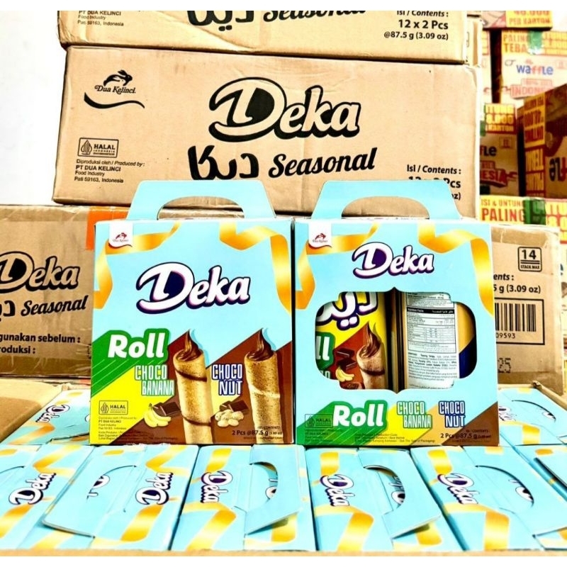 

Deka Wafer Roll 87.5cm x 2pcs Rasa Choconut dan Choco Banana