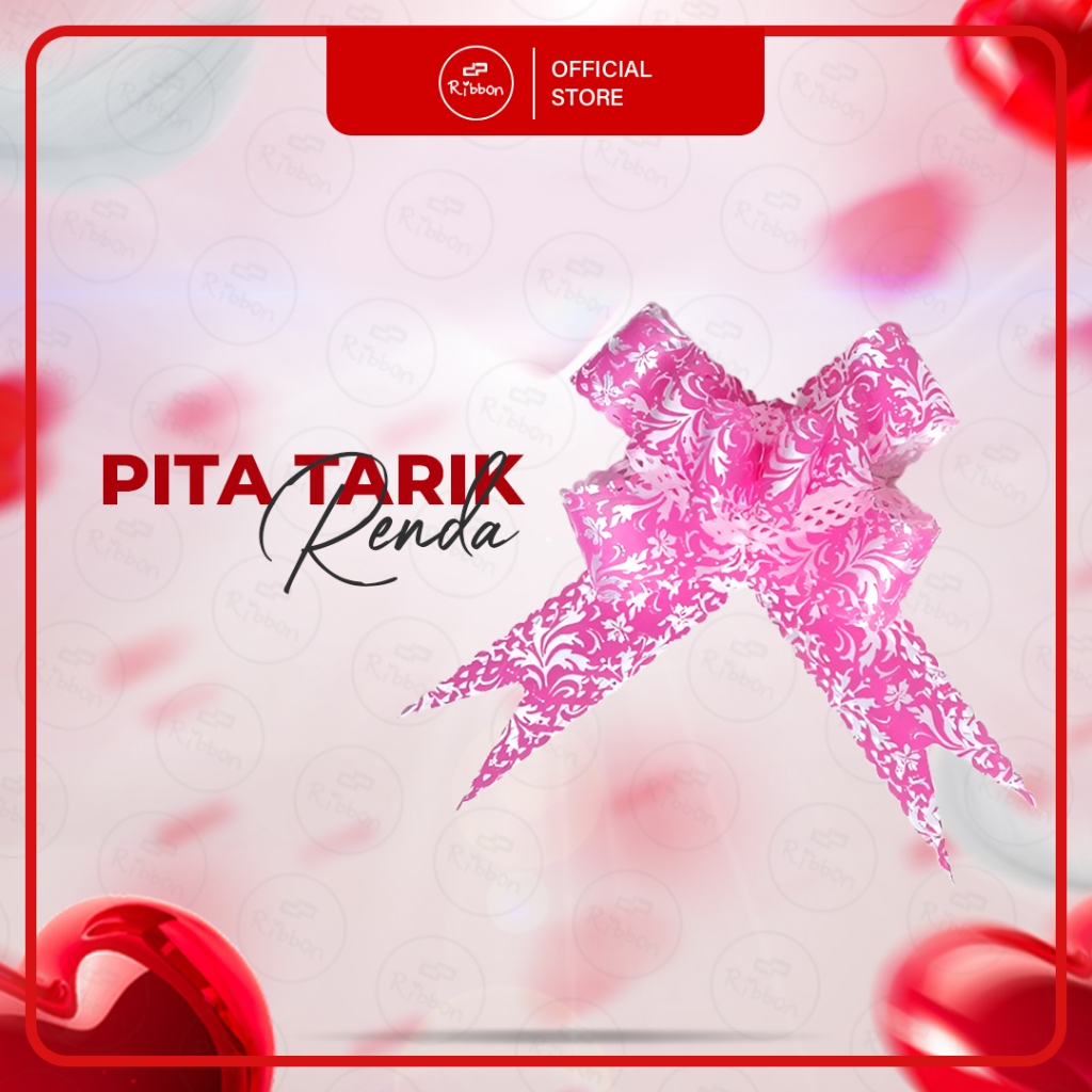 

Pita Tarik Renda 32mm Serut Besar Hiasan Parcel Kado Souvenir Pull Ribbon Bow Lace 32 mm