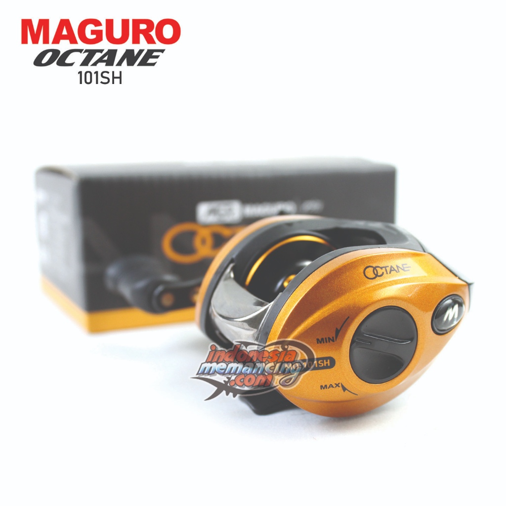 Reel BC MAGURO OCTANE 101SH | Bait Casting | Handle Kiri | Sungai Kolam Laut Danau ~ IM Store