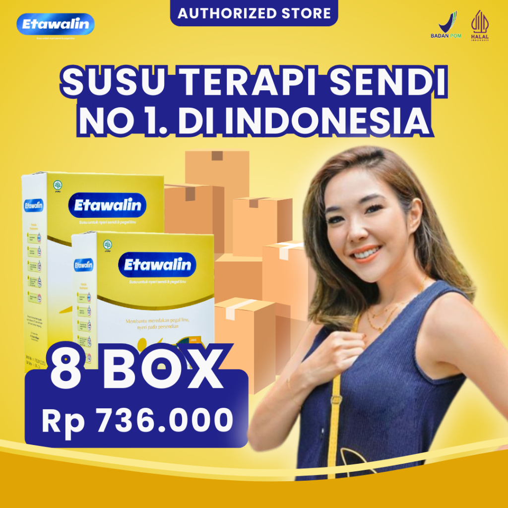 

Etawalin Susu Kambing Etawa Untuk Asam Urat Original 8 Box