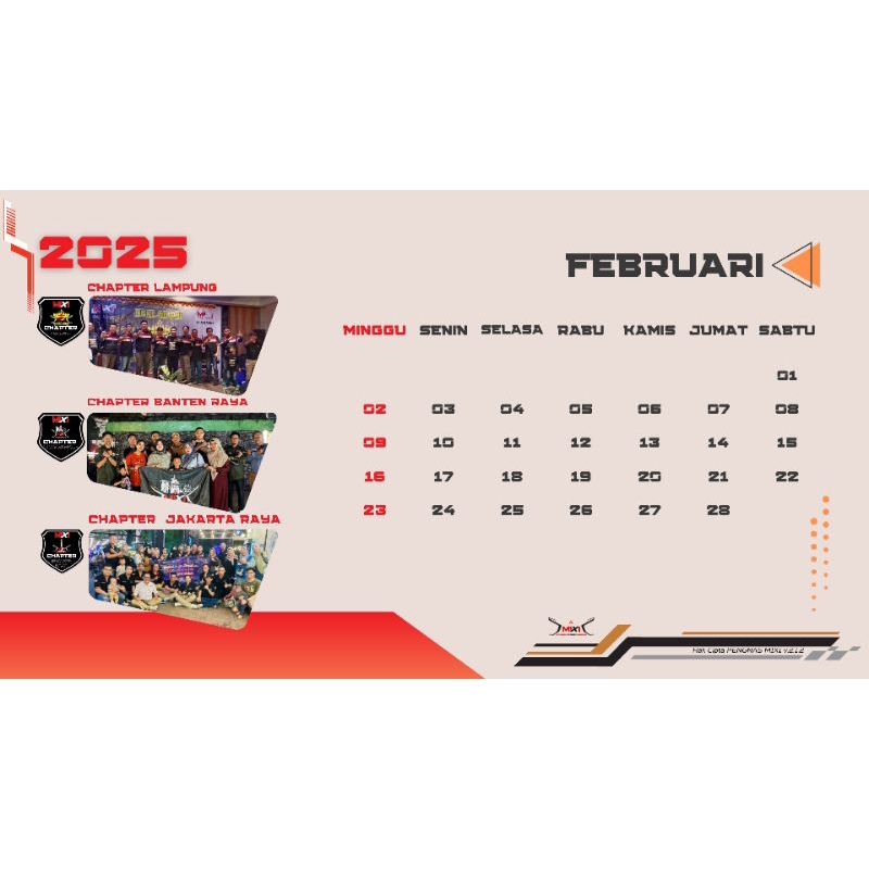 

Kalender Duduk MIXI 2025