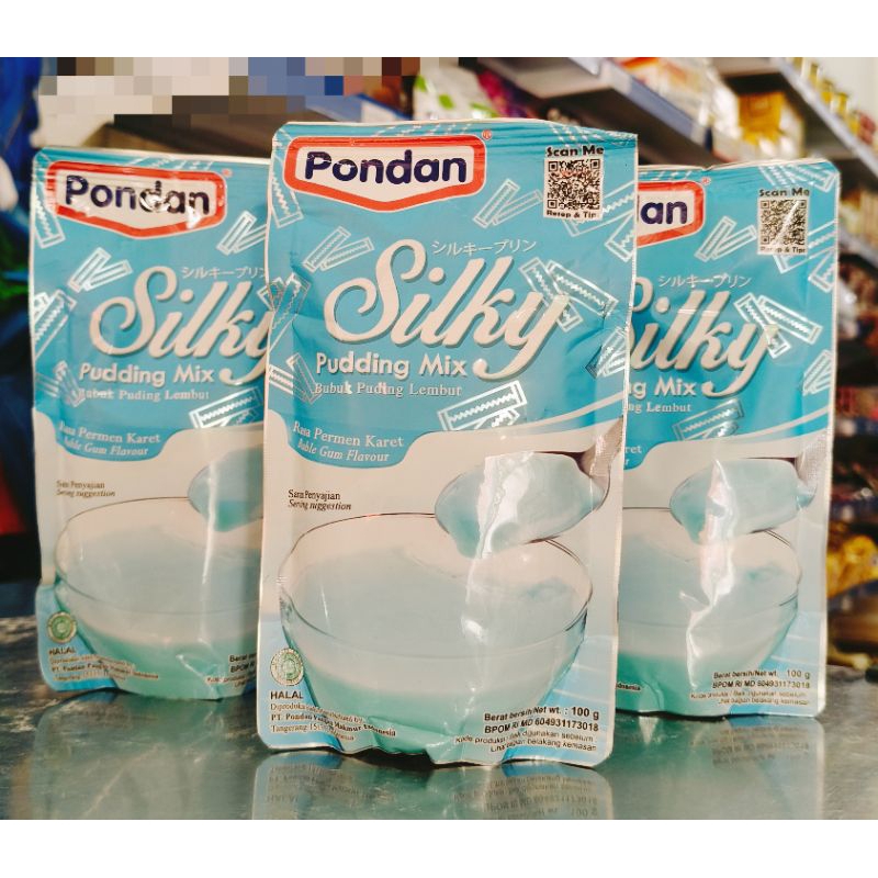 

Pondan Silky Puding Bubble Gum 100gr/Pondan Puding Bubble Gum/Puding susu rasa Permen Karet/Puding Susu Bubble Gum/Puding Susu Bubble Gum