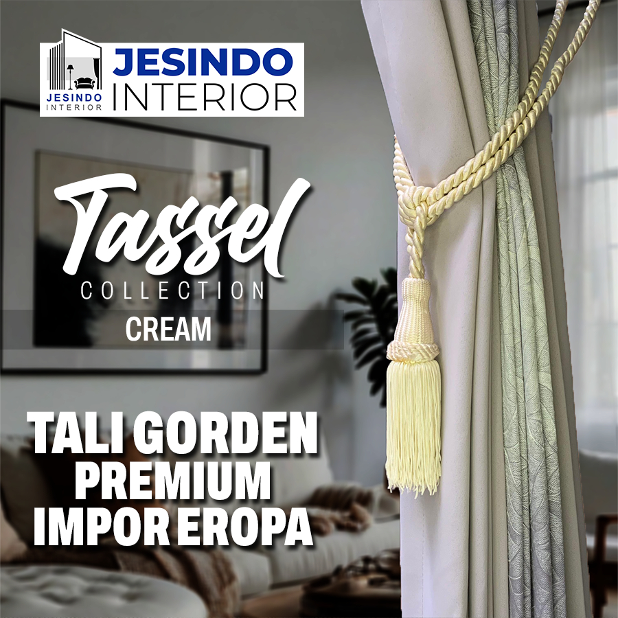 Tali Ikatan Gorden Gordyn Tassel Mewah Import Eropa