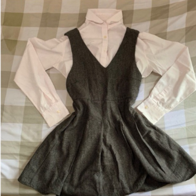 GET 2! Office siren dark Academia Milkmaid outer midi dress dark feminine gothic old money coquette 