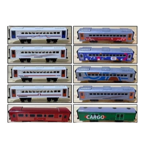 Lokmotif kereta api miniatur Gerbong Kereta Mini KAI Lokomotif Kereta Api Indonesia