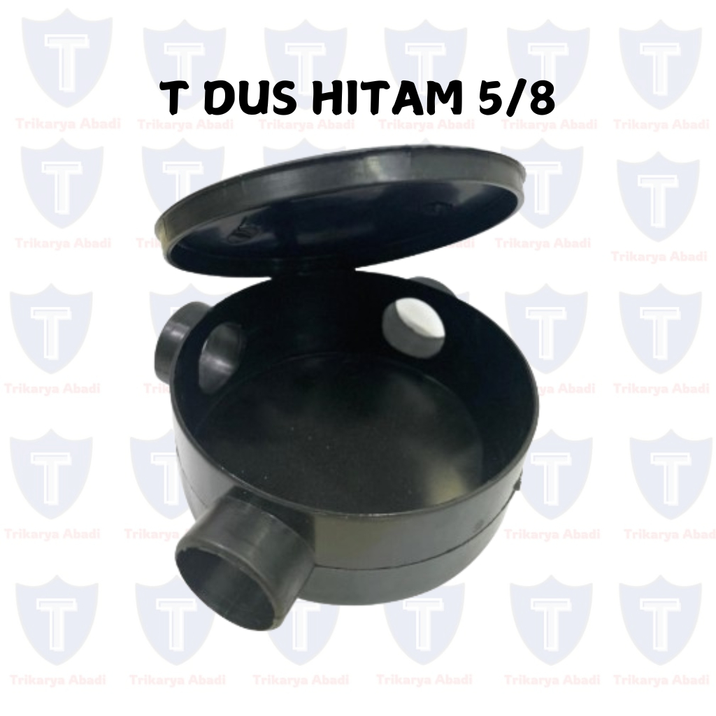 T DUS BULAT HITAM CABANG 3  5/8 ARROW