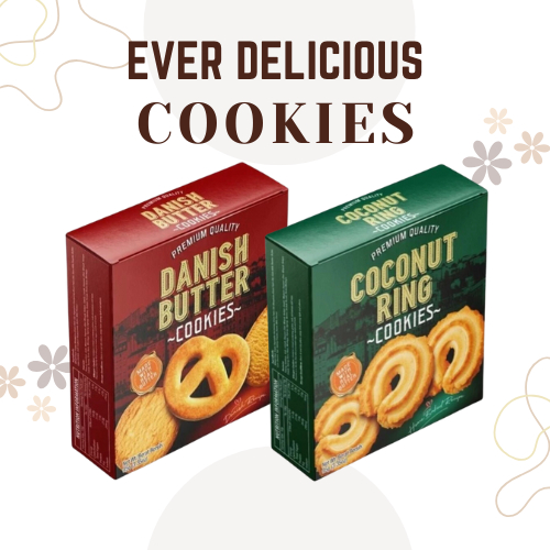 

EVER D COOKIES DANISH BUTTER / COCONUT RING 95g READY STOCK