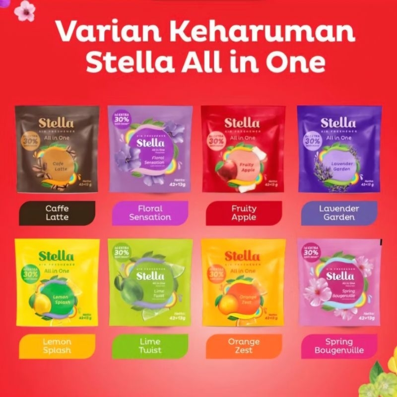 Stella All in One Pengharum Ruangan Stela gantung pewangi serbaguna