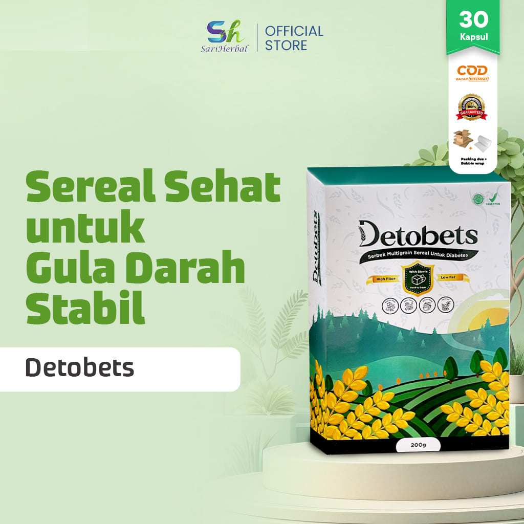 

Detobets Sereal Organik untuk Gula Darah Stabil Super Low Fat