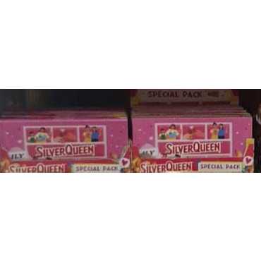 

2 buah silverqueen cashew gram coklat valentine cokelat kacang valentine