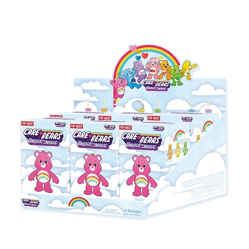 PROMO [ORIGINAL SELECTED] POP MART Care Bears Unlock the Magic Series Plush Pendant Blind Box Birthd