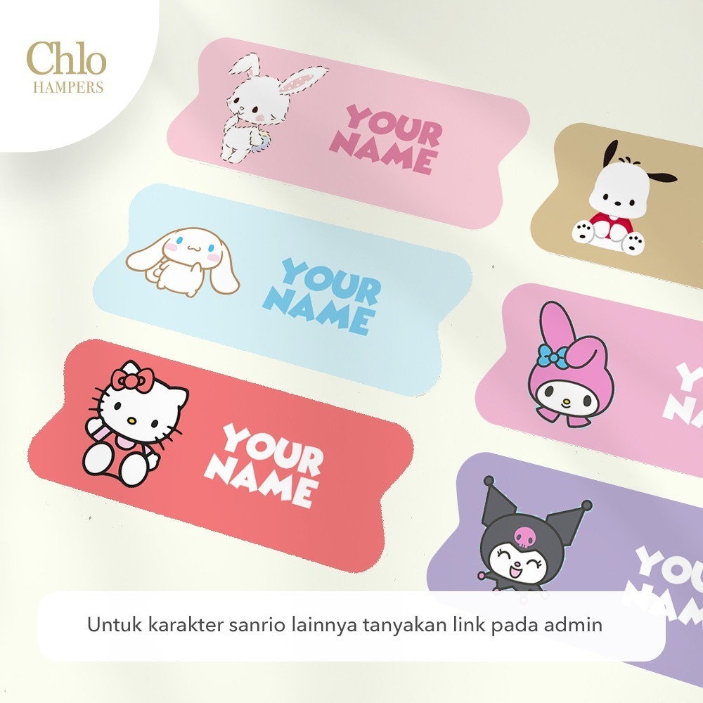 

Stiker Nama Custom Waterproof Pre Order